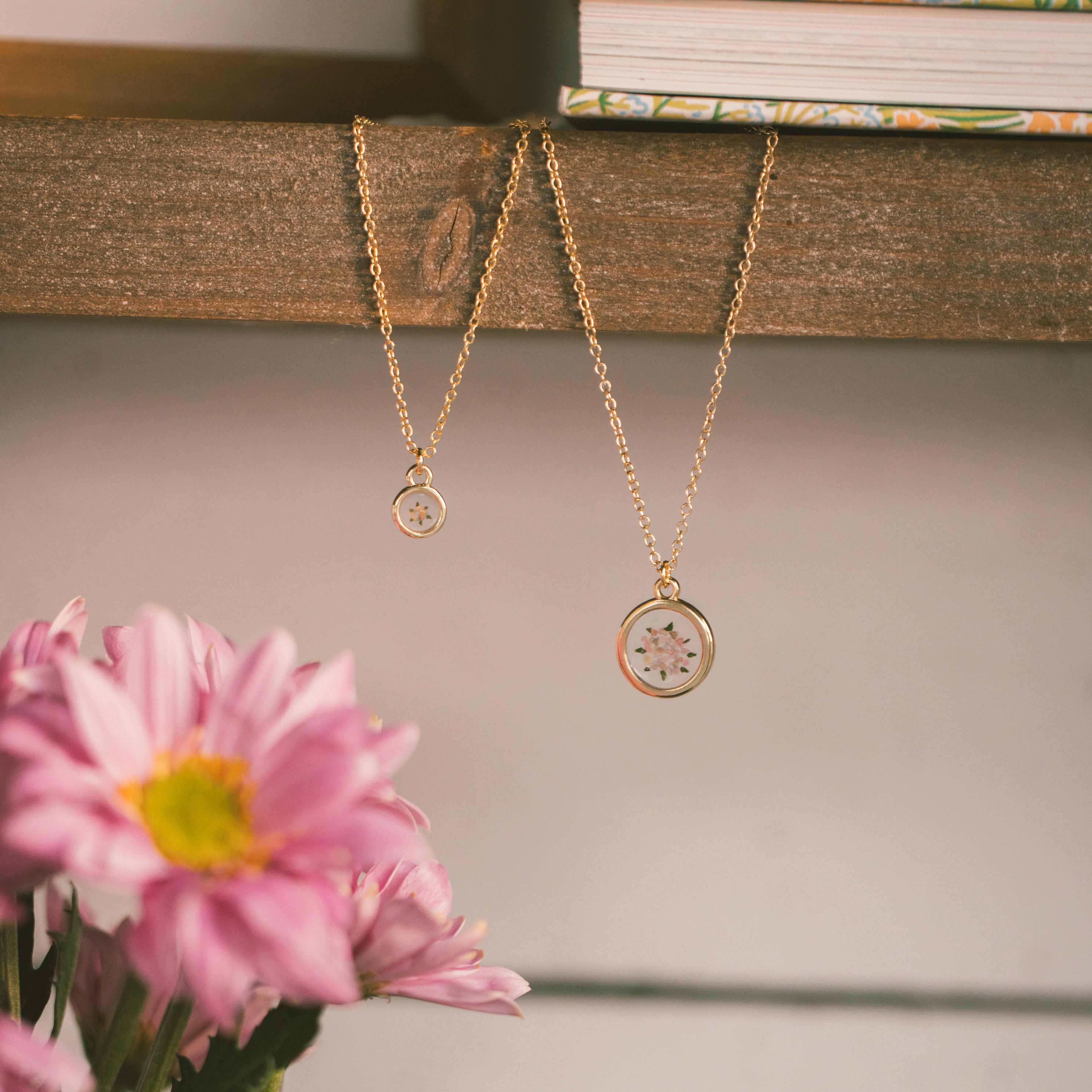 Pressed Floral Necklace